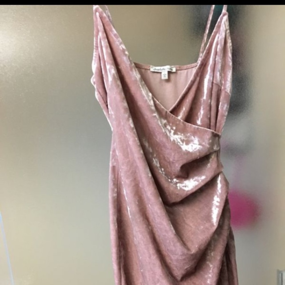 Mauve pink Charlotte Russe dress